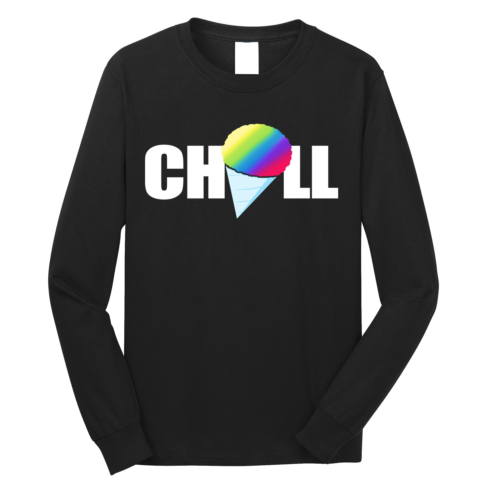 Chill Snowcone Retro Long Sleeve Shirt