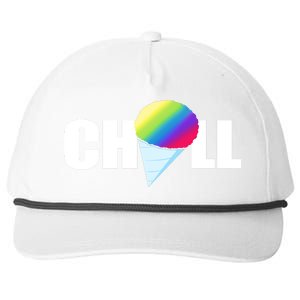 Chill Snowcone Retro Snapback Five-Panel Rope Hat