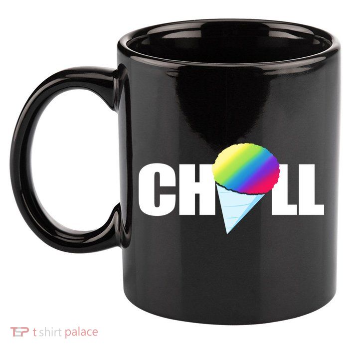Chill Snowcone Retro 11oz C Handle Ceramic Mug