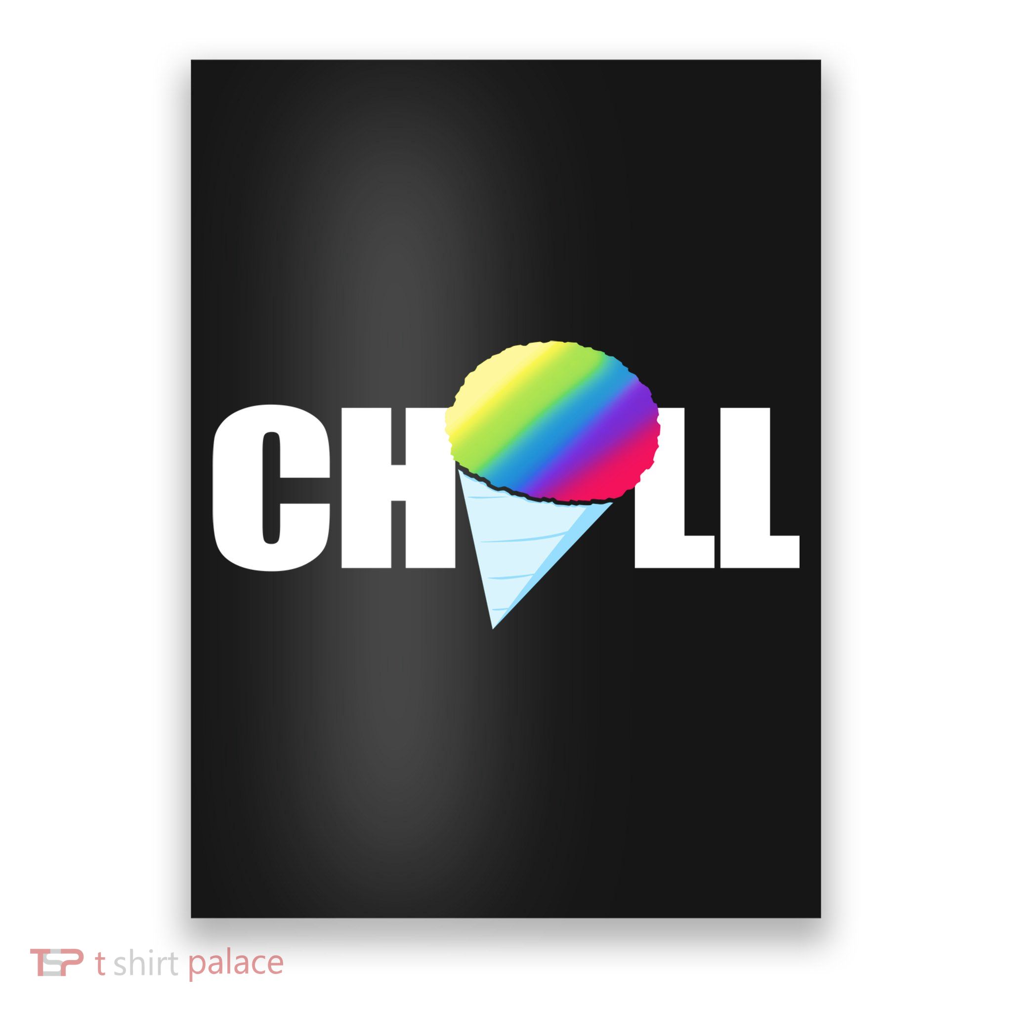 Chill Snowcone Retro Poster