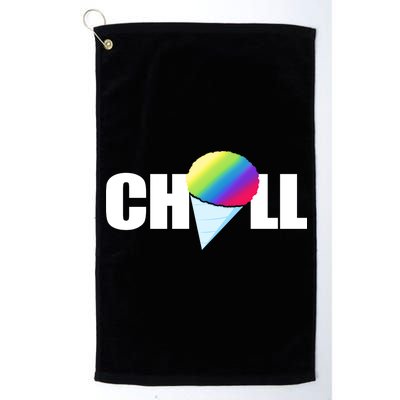 Chill Snowcone Retro Platinum Collection Golf Towel