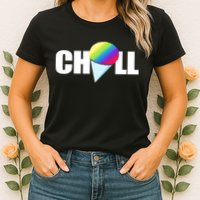Chill Snowcone Retro Womens T-Shirt