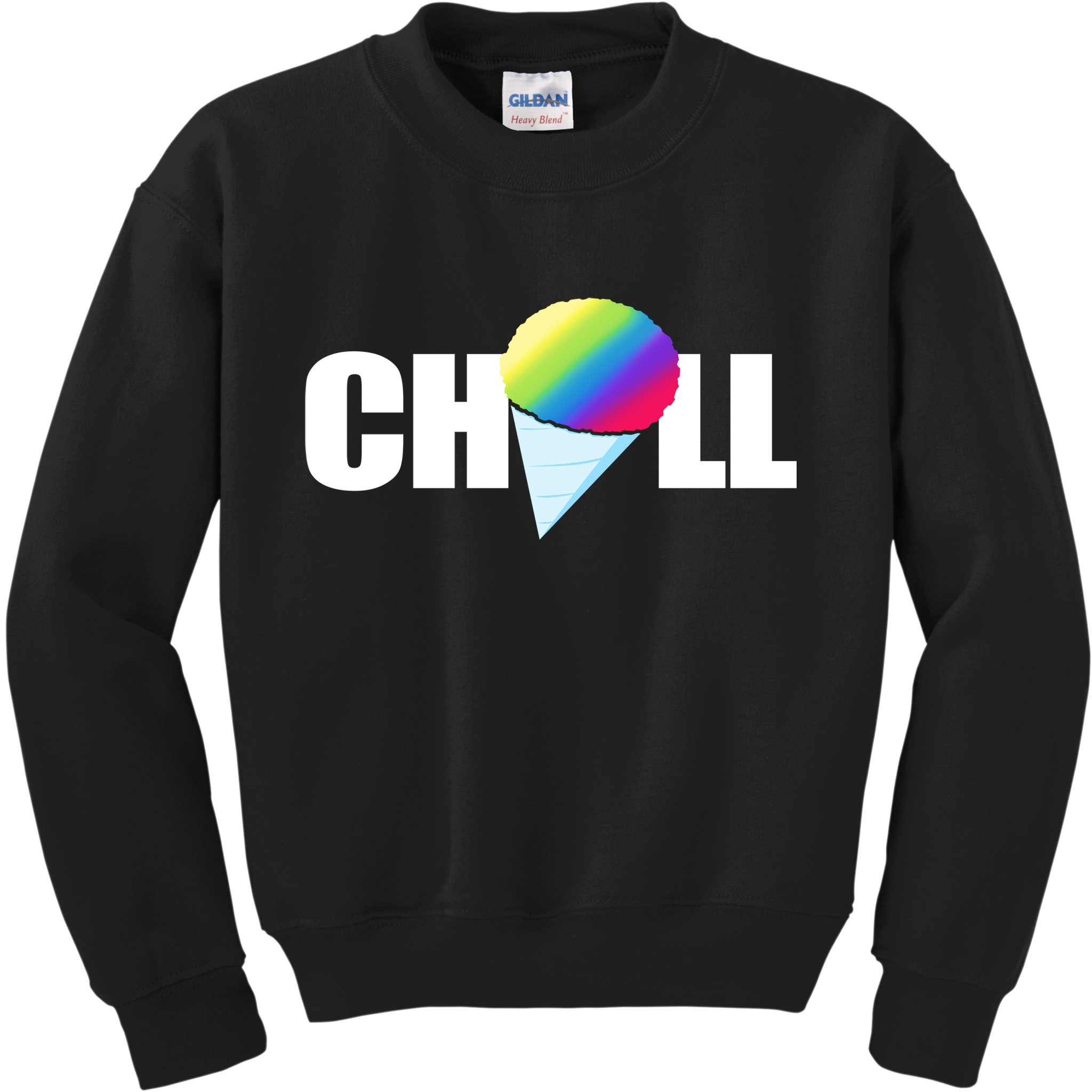 Chill Snowcone Retro Kids Sweatshirt