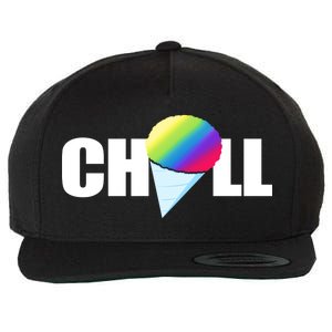 Chill Snowcone Retro Wool Snapback Cap