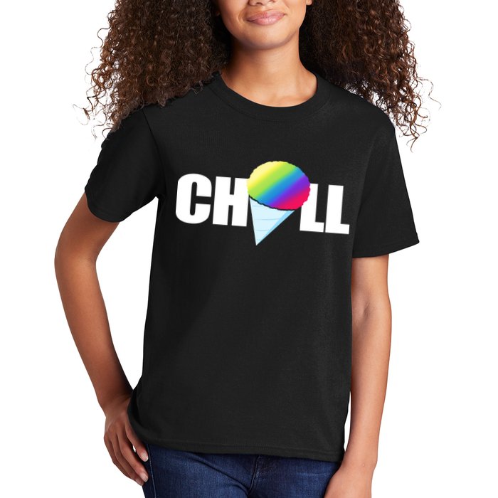 Chill Snowcone Retro Kids T-Shirt