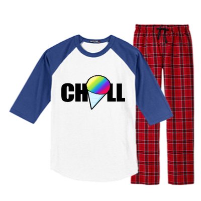 Chill Snowcone Retro Raglan Sleeve Pajama Set