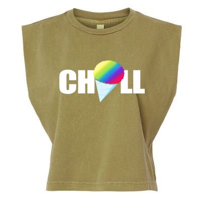 Chill Snowcone Retro Garment-Dyed Women's Muscle Tee