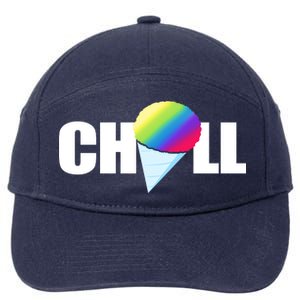 Chill Snowcone Retro 7-Panel Snapback Hat