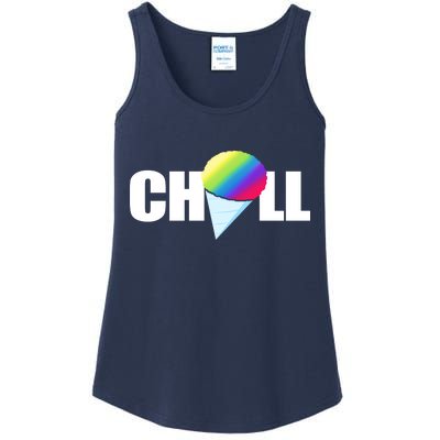 Chill Snowcone Retro Ladies Essential Tank