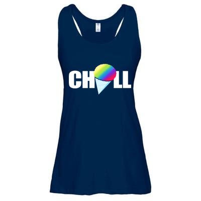 Chill Snowcone Retro Ladies Essential Flowy Tank