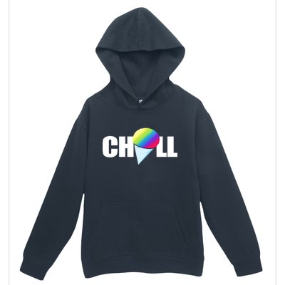 Chill Snowcone Retro Urban Pullover Hoodie