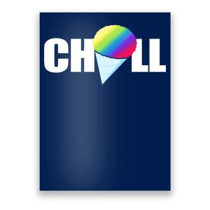 Chill Snowcone Retro Poster