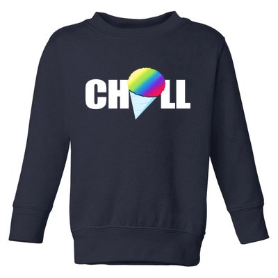 Chill Snowcone Retro Toddler Sweatshirt