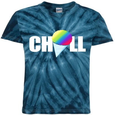 Chill Snowcone Retro Kids Tie-Dye T-Shirt