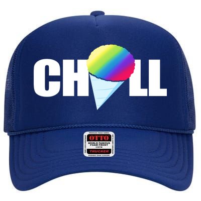 Chill Snowcone Retro High Crown Mesh Back Trucker Hat