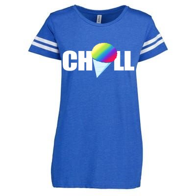 Chill Snowcone Retro Enza Ladies Jersey Football T-Shirt