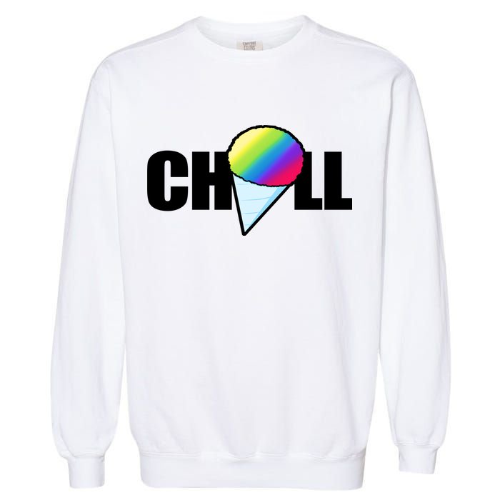Chill Snowcone Retro Garment-Dyed Sweatshirt