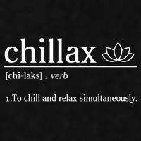 Chillax Definition Chill And Relax Simultaneously  Ladies PosiCharge Tri-Blend Wicking Tank