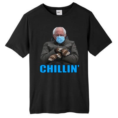 Chillin' Bernie Sanders Mittens Meme Sitting Tall Fusion ChromaSoft Performance T-Shirt