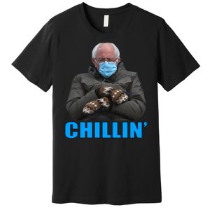 Chillin' Bernie Sanders Mittens Meme Sitting Premium T-Shirt