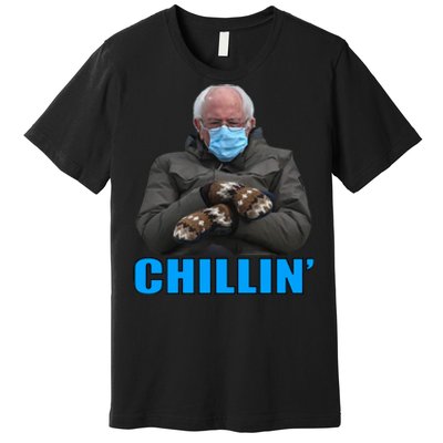 Chillin' Bernie Sanders Mittens Meme Sitting Premium T-Shirt