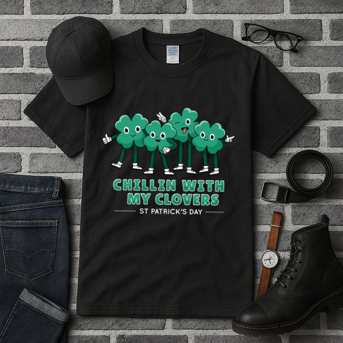 Chillin With My Clovers Tall T-Shirt