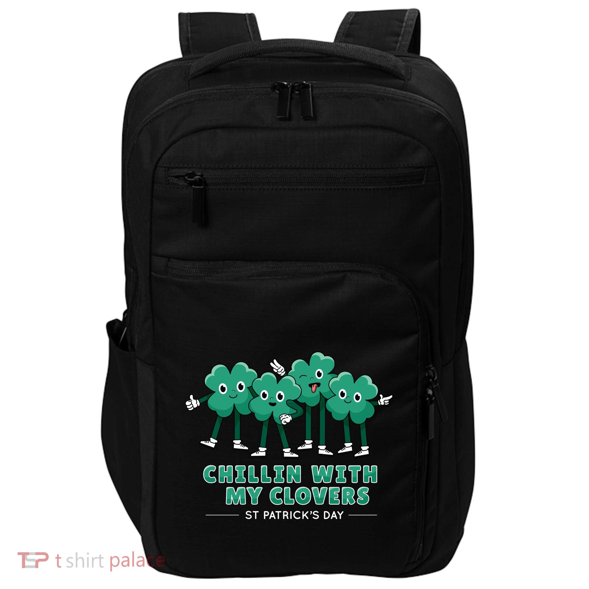 Chillin With My Clovers Impact Tech Backpack