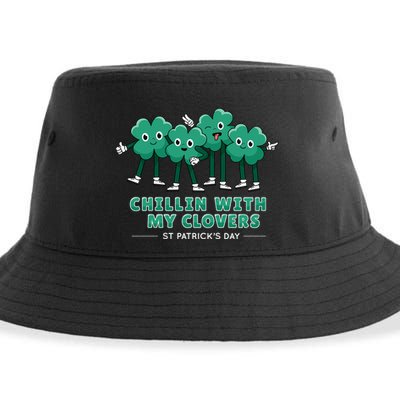 Chillin With My Clovers Sustainable Bucket Hat