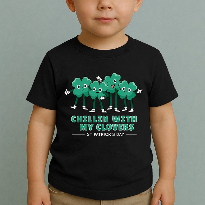 Chillin With My Clovers Toddler T-Shirt