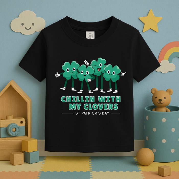Chillin With My Clovers Toddler T-Shirt
