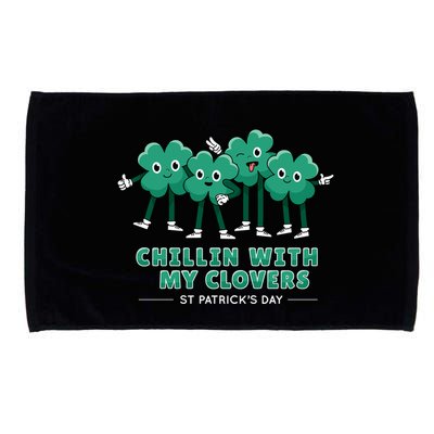 Chillin With My Clovers Microfiber Hand Towel