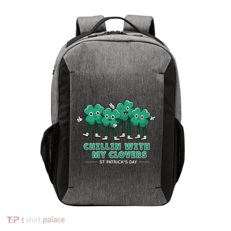 Chillin With My Clovers Vector Backpack
