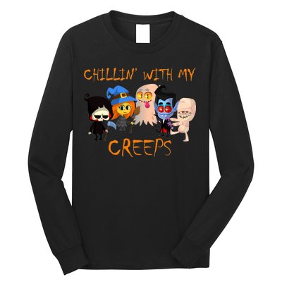 Chillin With My Creeps Long Sleeve Shirt