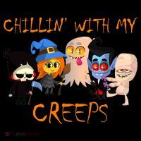 Chillin With My Creeps Button