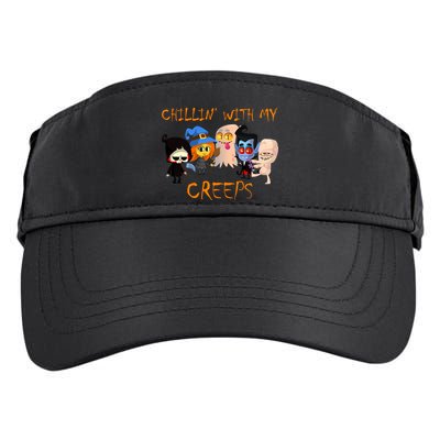 Chillin With My Creeps Adult Drive Performance Visor