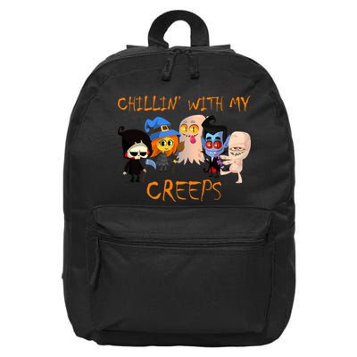 Chillin With My Creeps 16 in Basic Backpack