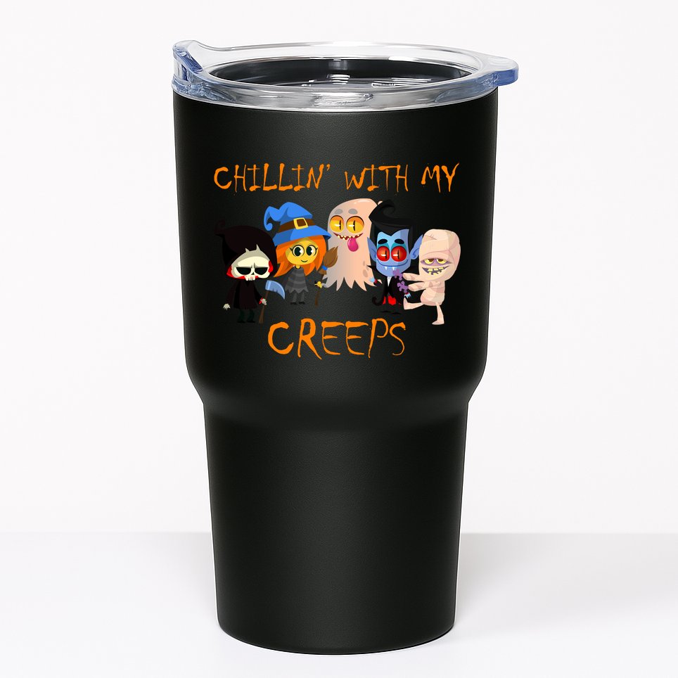 Chillin With My Creeps Tumbler