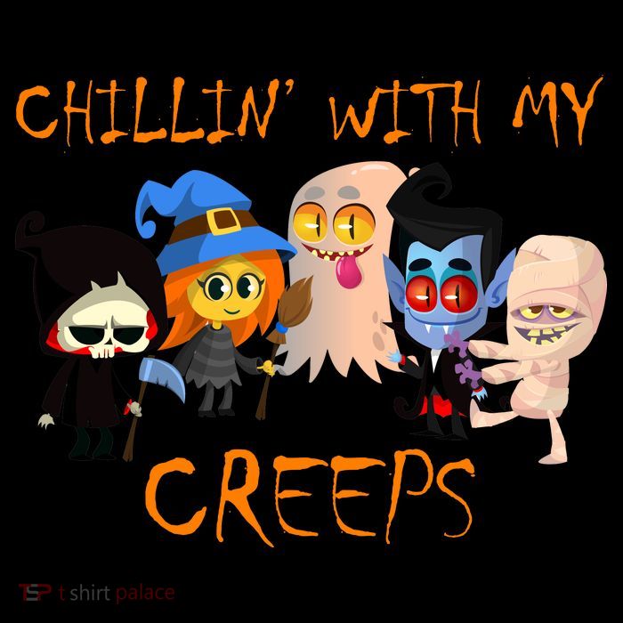 Chillin With My Creeps Magnet