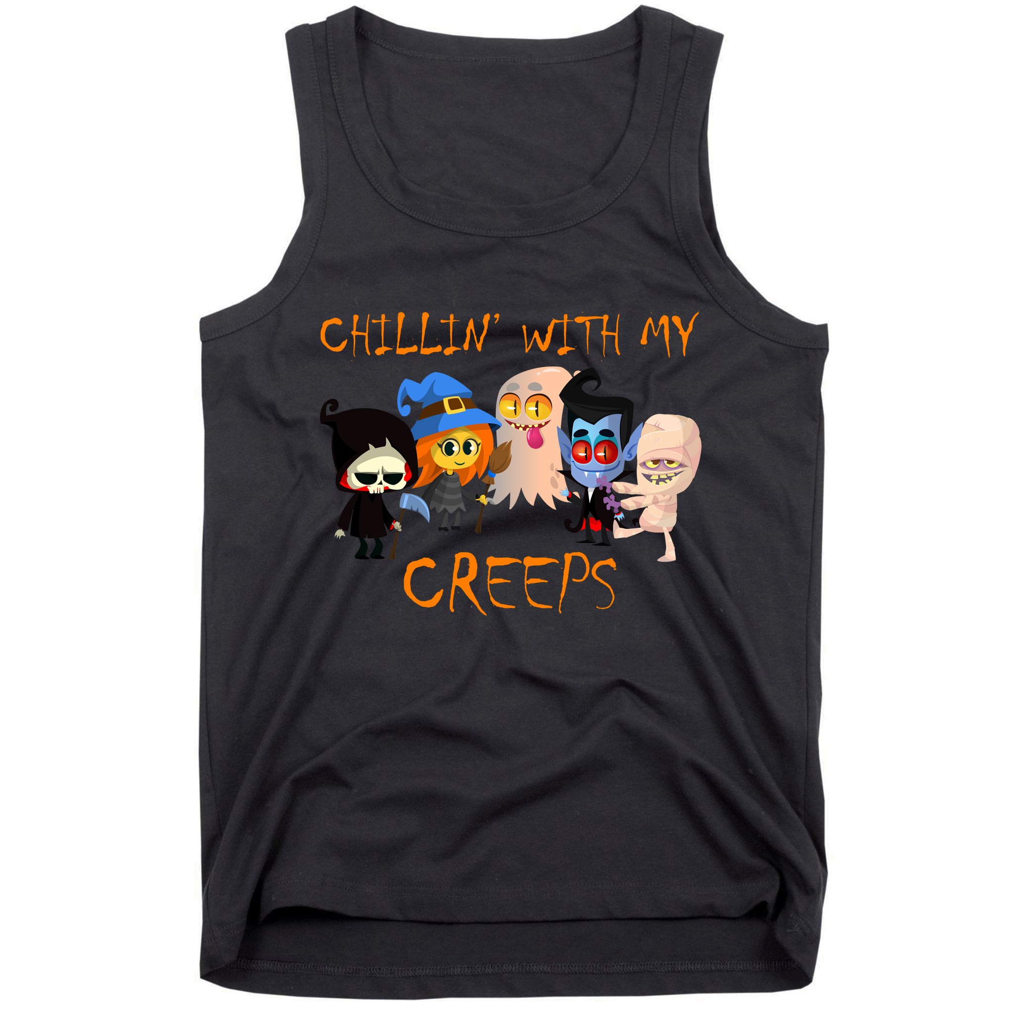 Chillin With My Creeps Tank Top