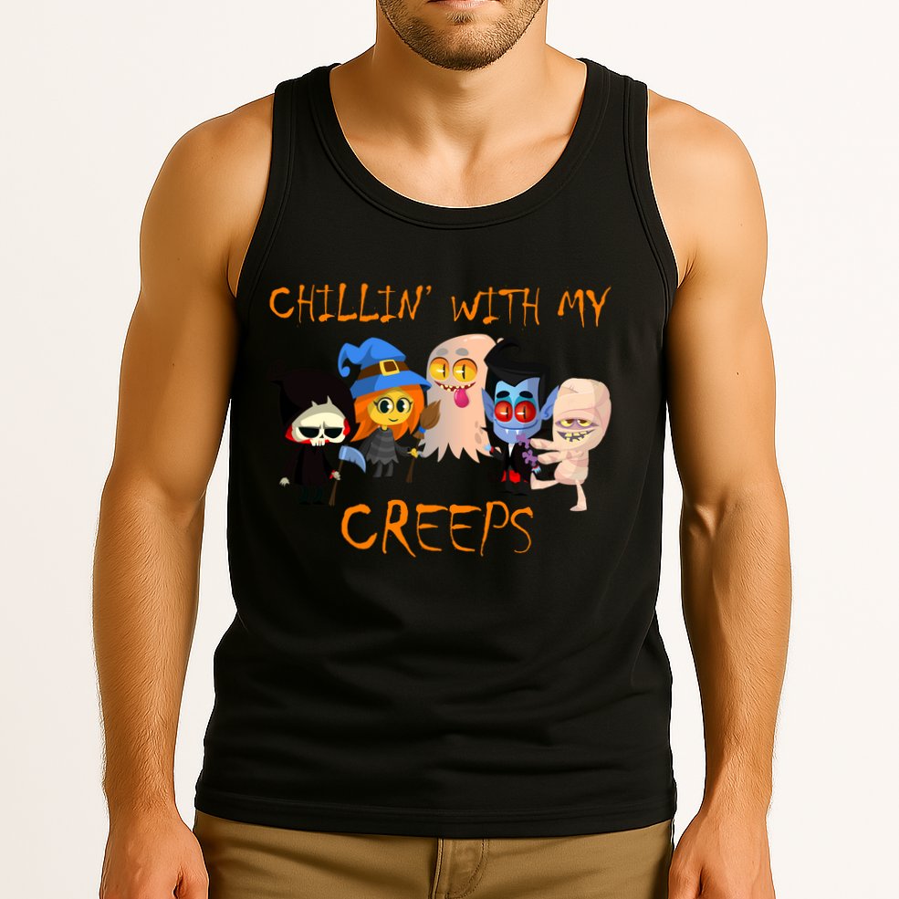 Chillin With My Creeps Tank Top