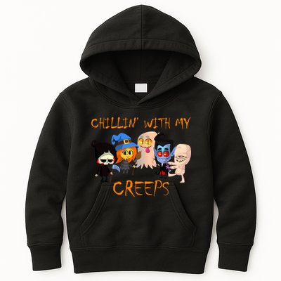 Chillin With My Creeps Kids Hoodie