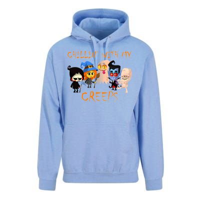 Chillin With My Creeps Unisex Surf Hoodie