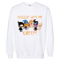 Chillin With My Creeps Garment-Dyed Sweatshirt