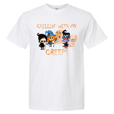 Chillin With My Creeps Garment-Dyed Heavyweight T-Shirt