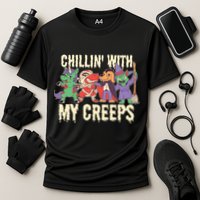 Chillin With My Creeps Halloween Animals Performance Shirt