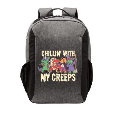 Chillin With My Creeps Halloween Animals Vector Backpack
