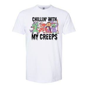 Chillin With My Creeps Halloween Animals Softstyle CVC T-Shirt