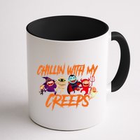 Chillin With My Creeps Spooky Monsters Mug