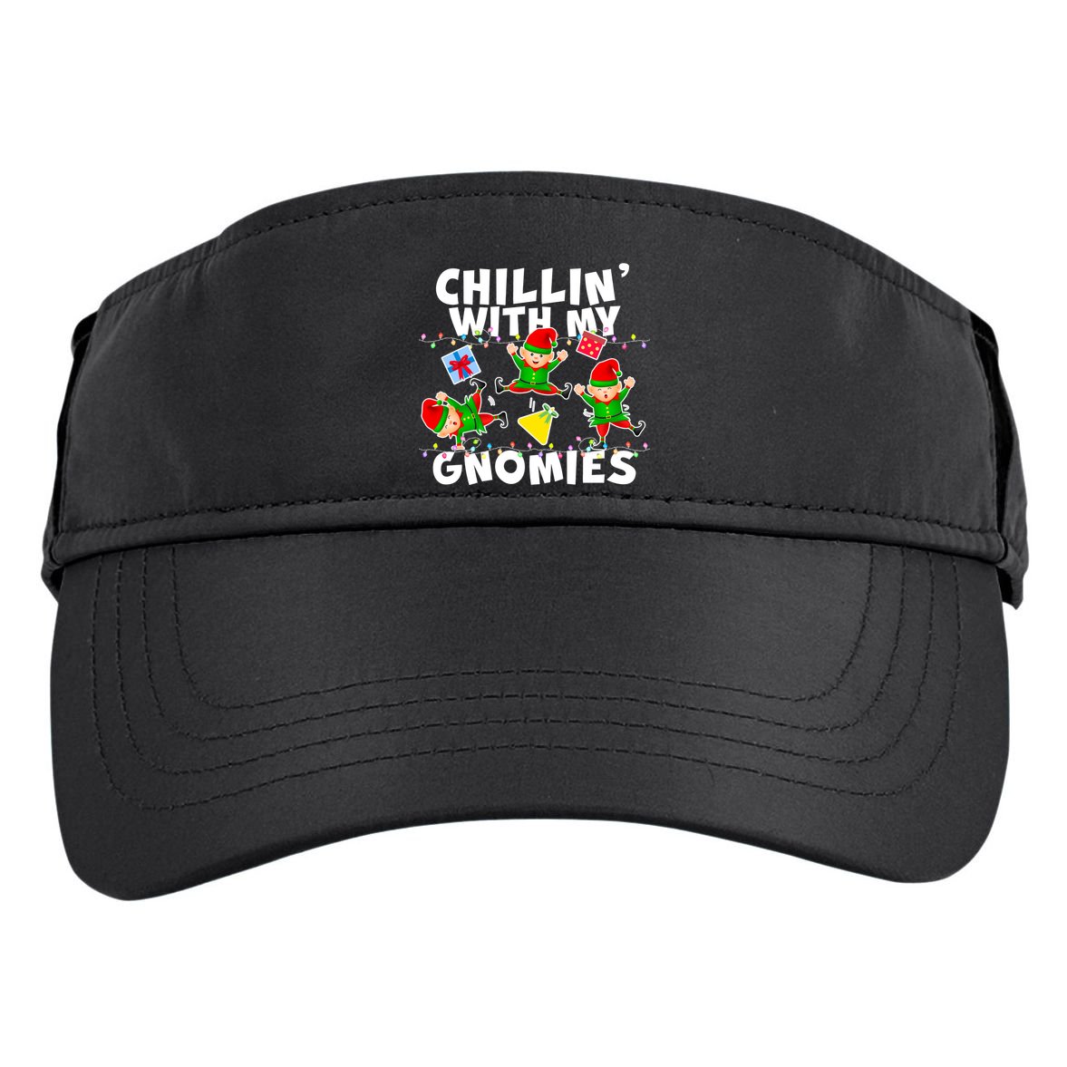 Chillin' With My Gnomies Adult Drive Performance Visor