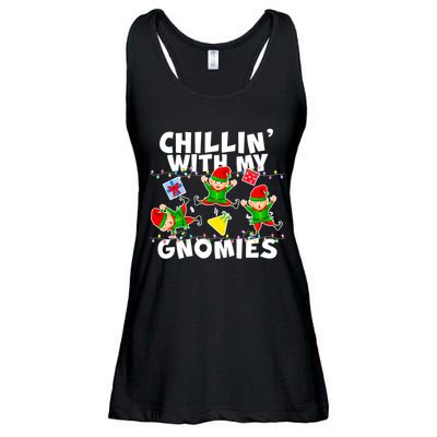 Chillin' With My Gnomies Ladies Essential Flowy Tank